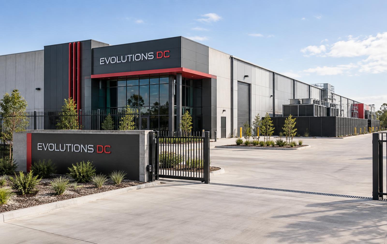 Proposed EVOLUTIONS DC location frontage 68 Camfield Drive in Heatherbrae